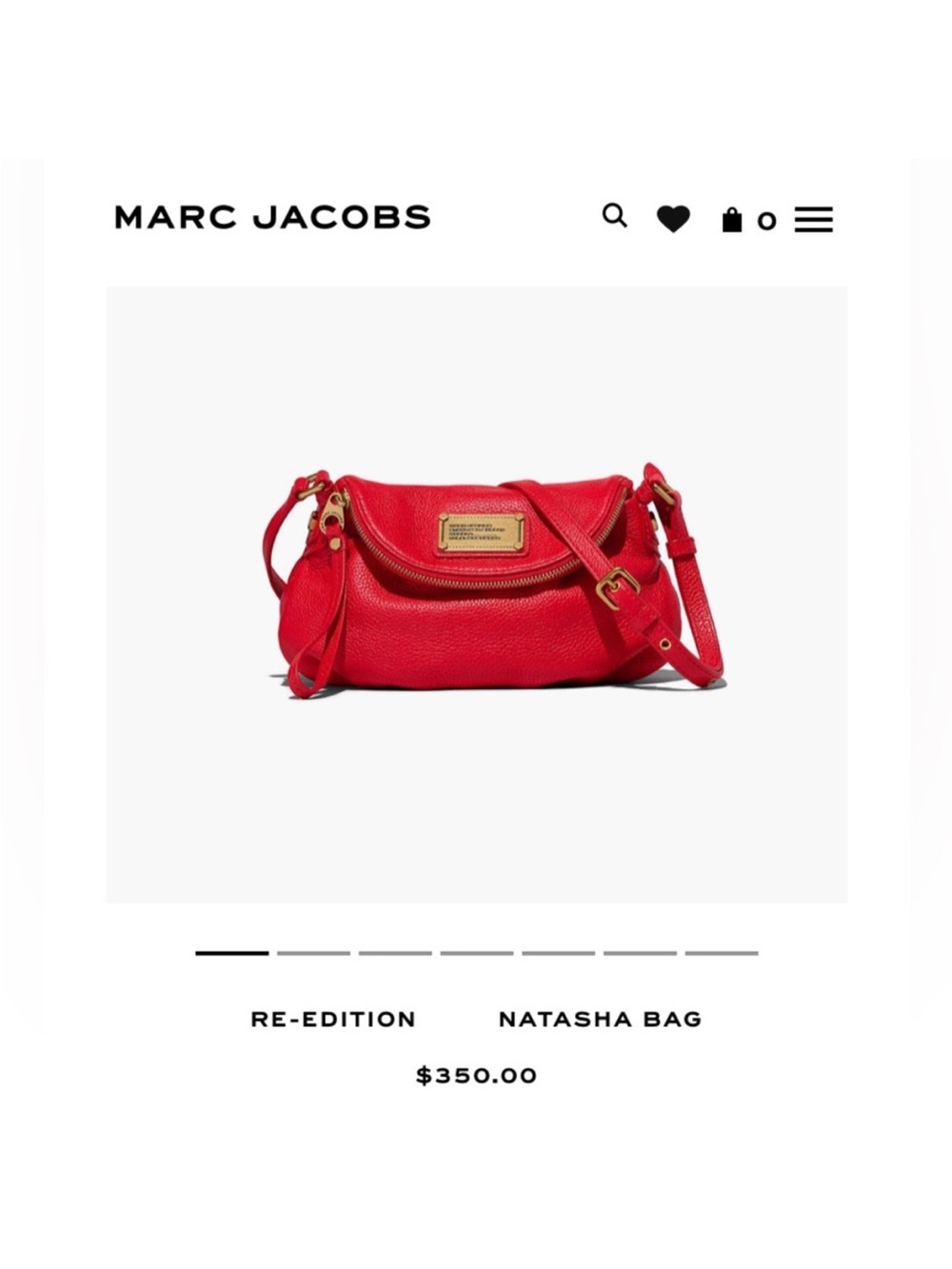 Marc Jacobs Natasha Crossbody Bag
